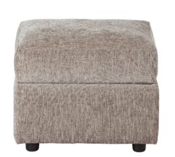 HOME - Tessa - Fabric Footstool - Mink